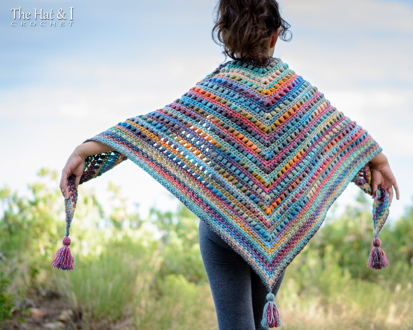 Bohemian Shawl Crochet Pattern - CrochetArtHub