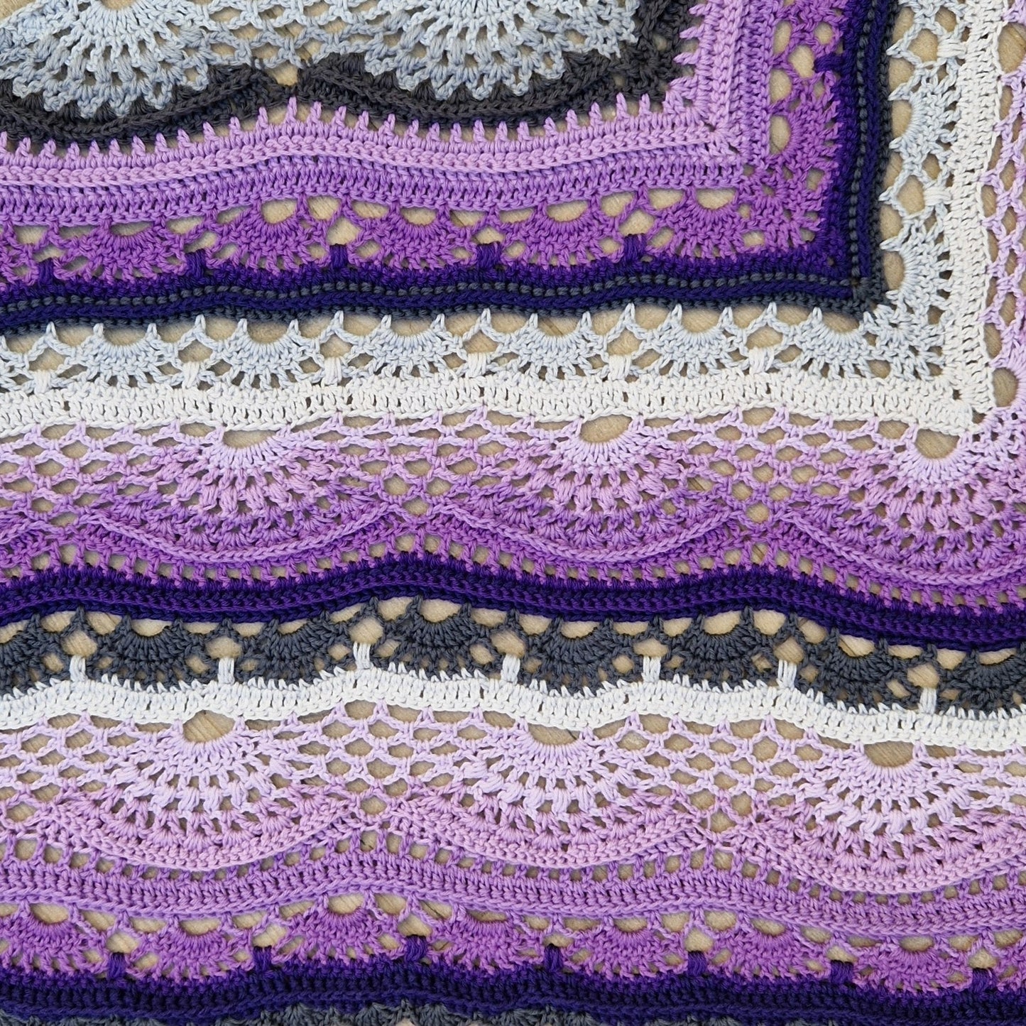Darjeeling Tea Shawl Crochet Pattern