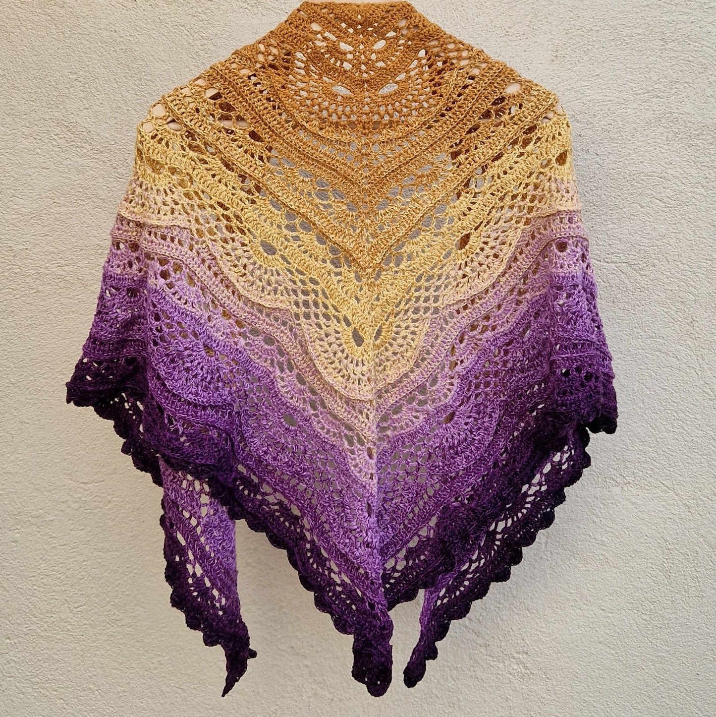 Darjeeling Tea Shawl Crochet Pattern