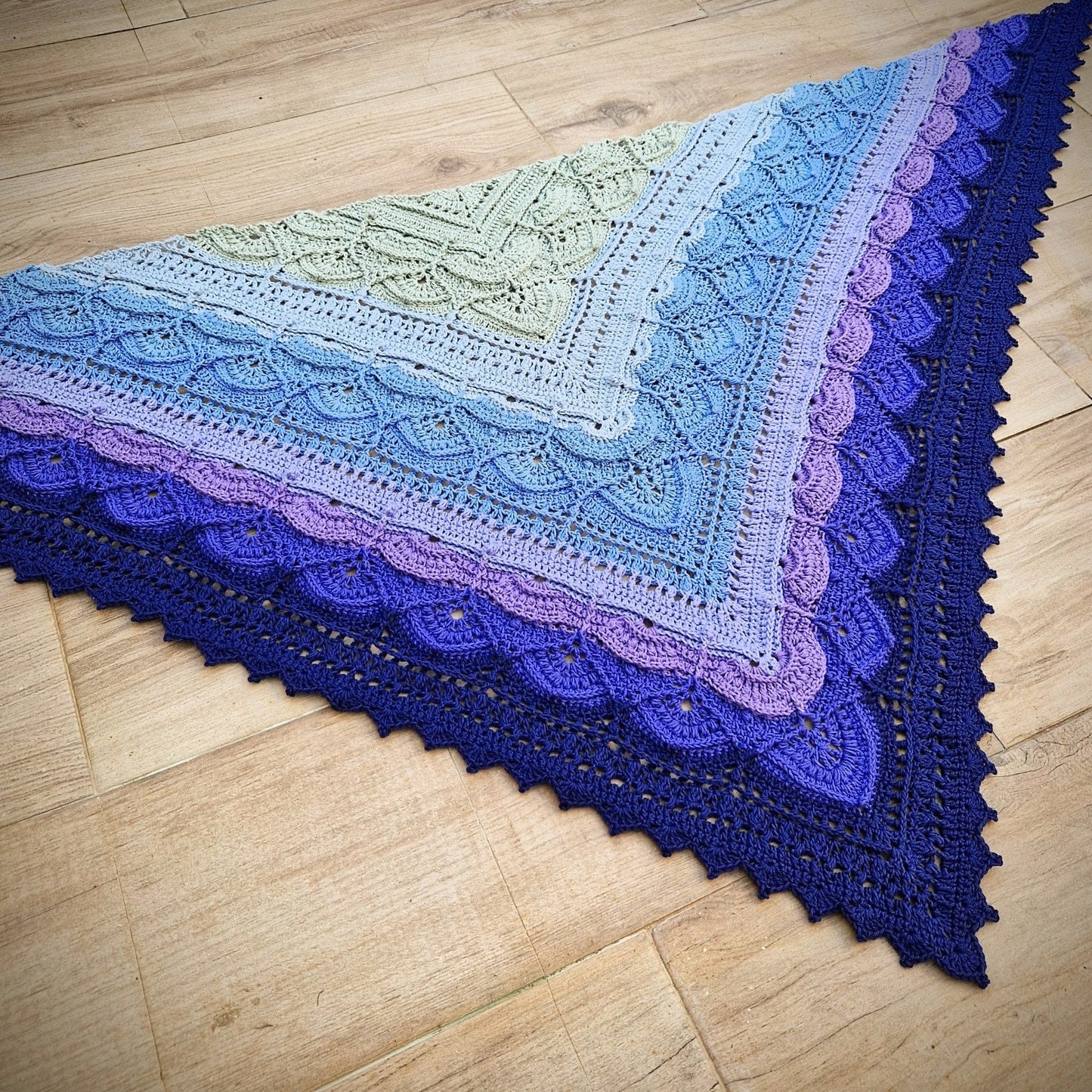 Moroccan Mint Tea Crochet Shawl Pattern
