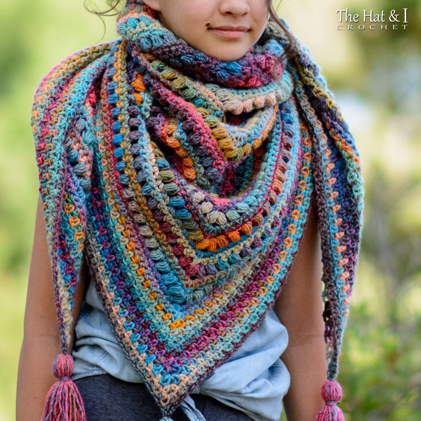 Bohemian Shawl Crochet Pattern - CrochetArtHub