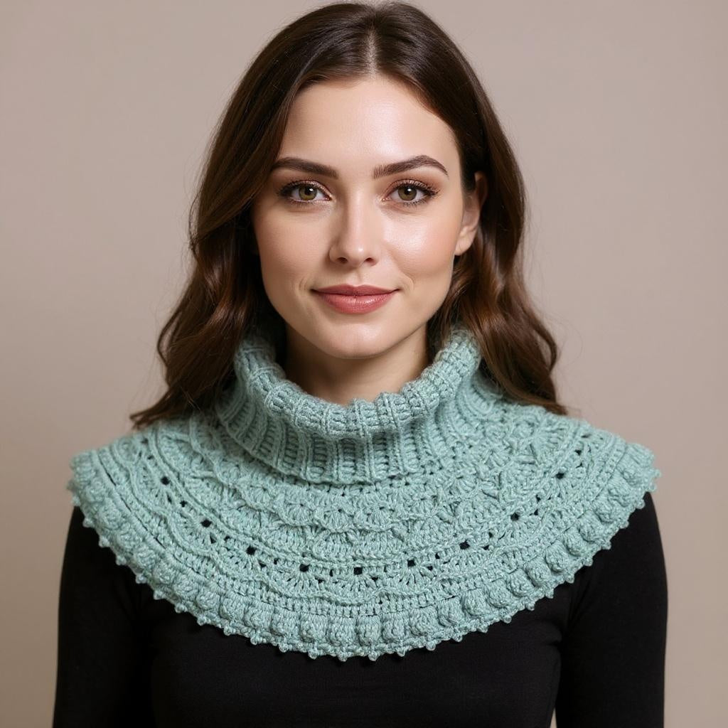 Frozen Beauty Neck Warmer Crochet Pattern by - CrochetArtHub