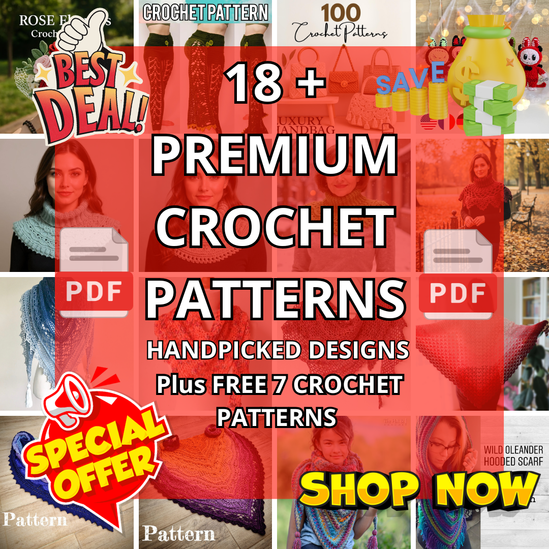 18+ Crochet Patterns Collection by - CrochetArtHub Crochet Art Hub