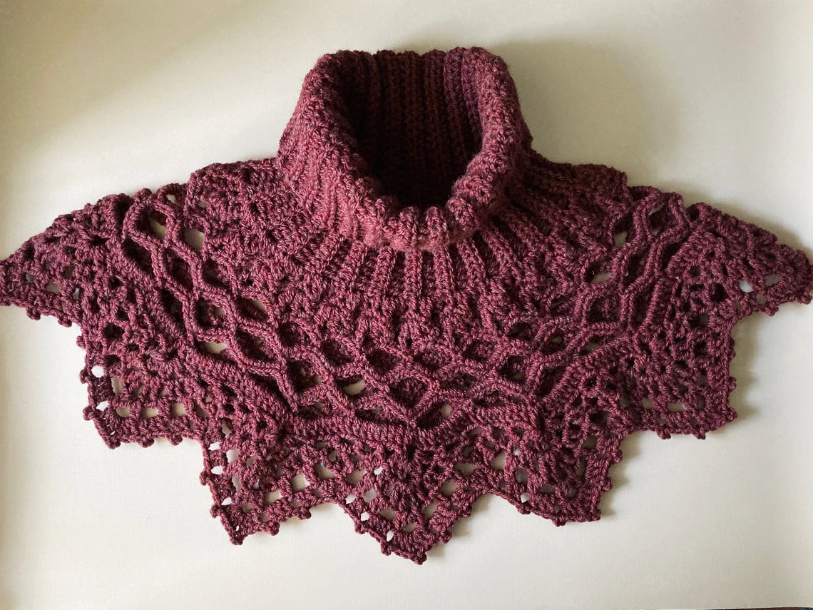 Mystery Cowl Neck Warmer Crochet Pattern - CrochetArtHub