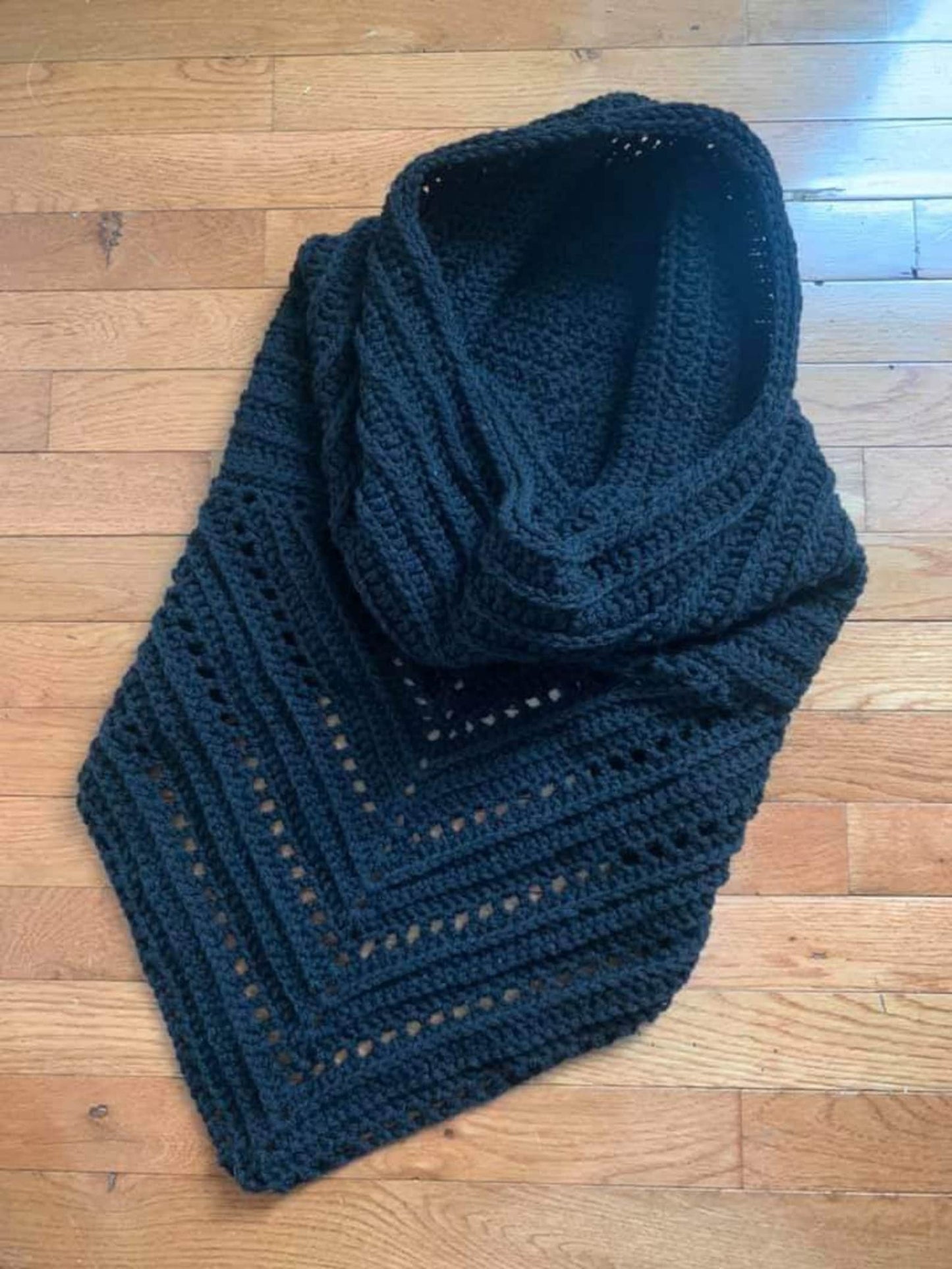 Bohemian Fringe Scarf Crochet Pattern