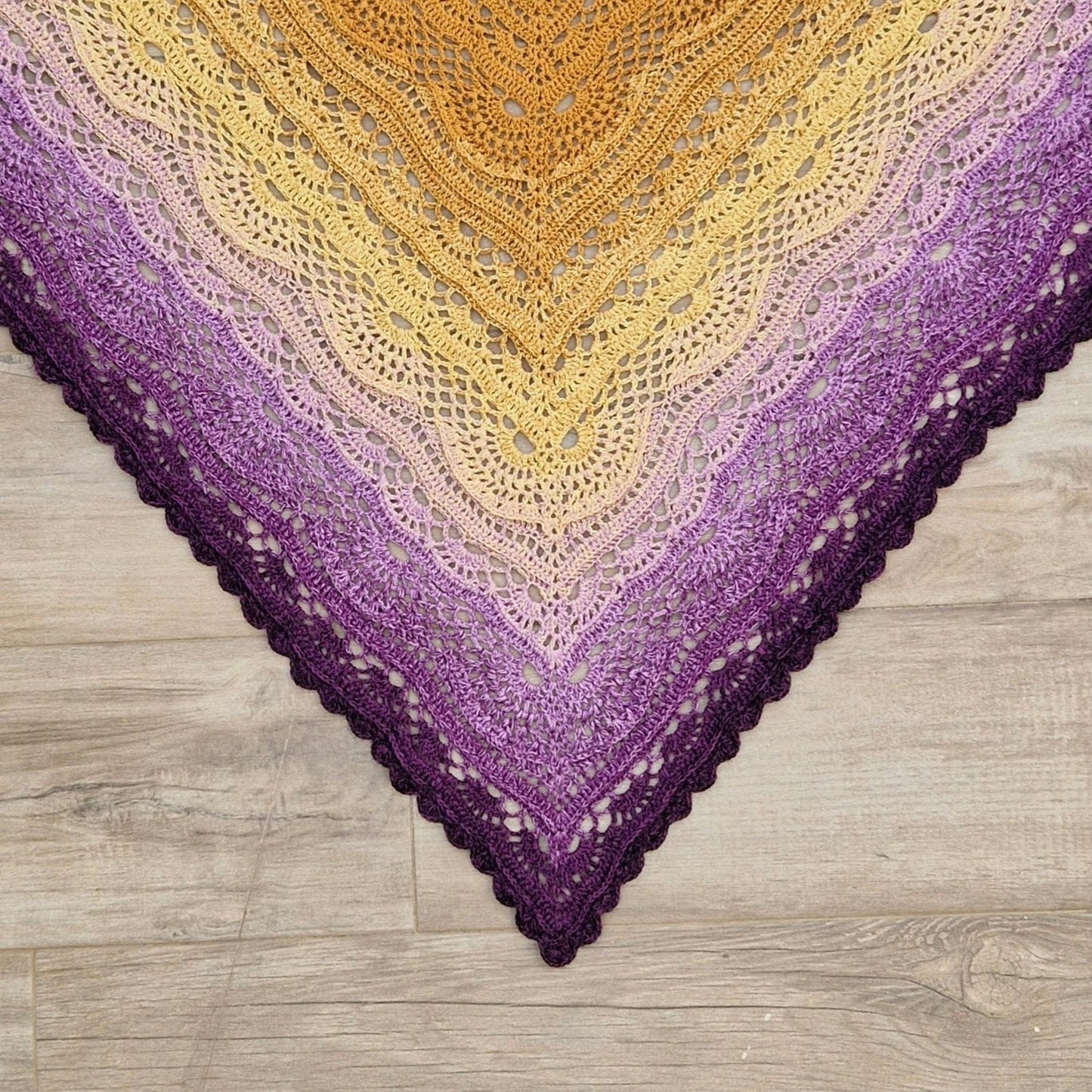 Darjeeling Tea Shawl Crochet Pattern