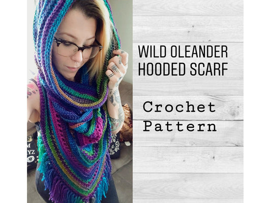 Bohemian Fringe Scarf Crochet Pattern