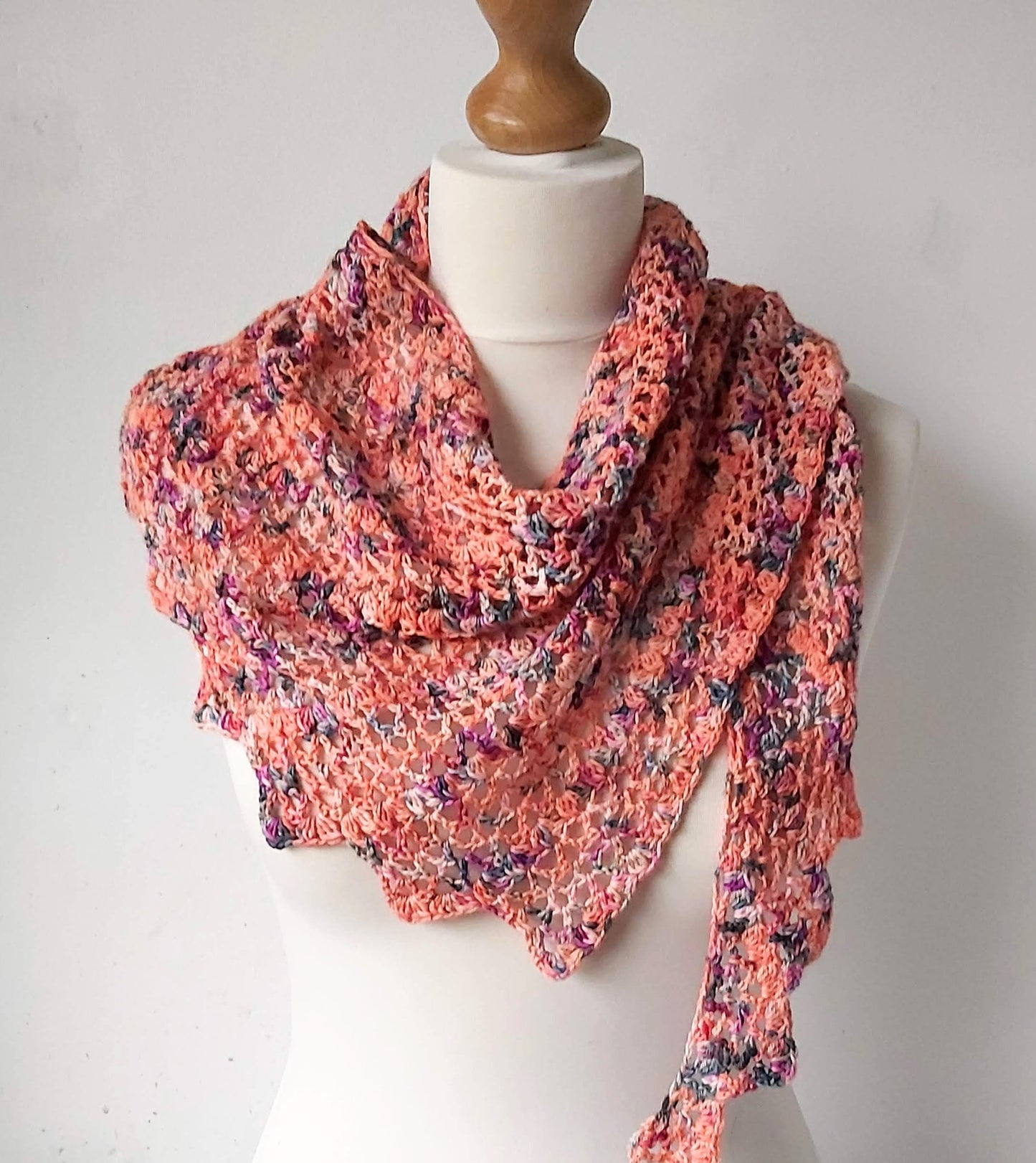 One Skein Crochet Shawl Pattern