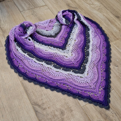 Darjeeling Tea Shawl Crochet Pattern
