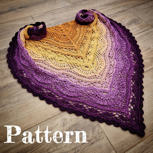 Darjeeling Tea Shawl Crochet Pattern
