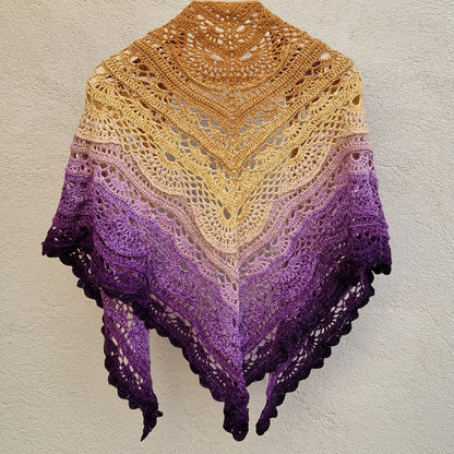 Darjeeling Tea Shawl Crochet Pattern