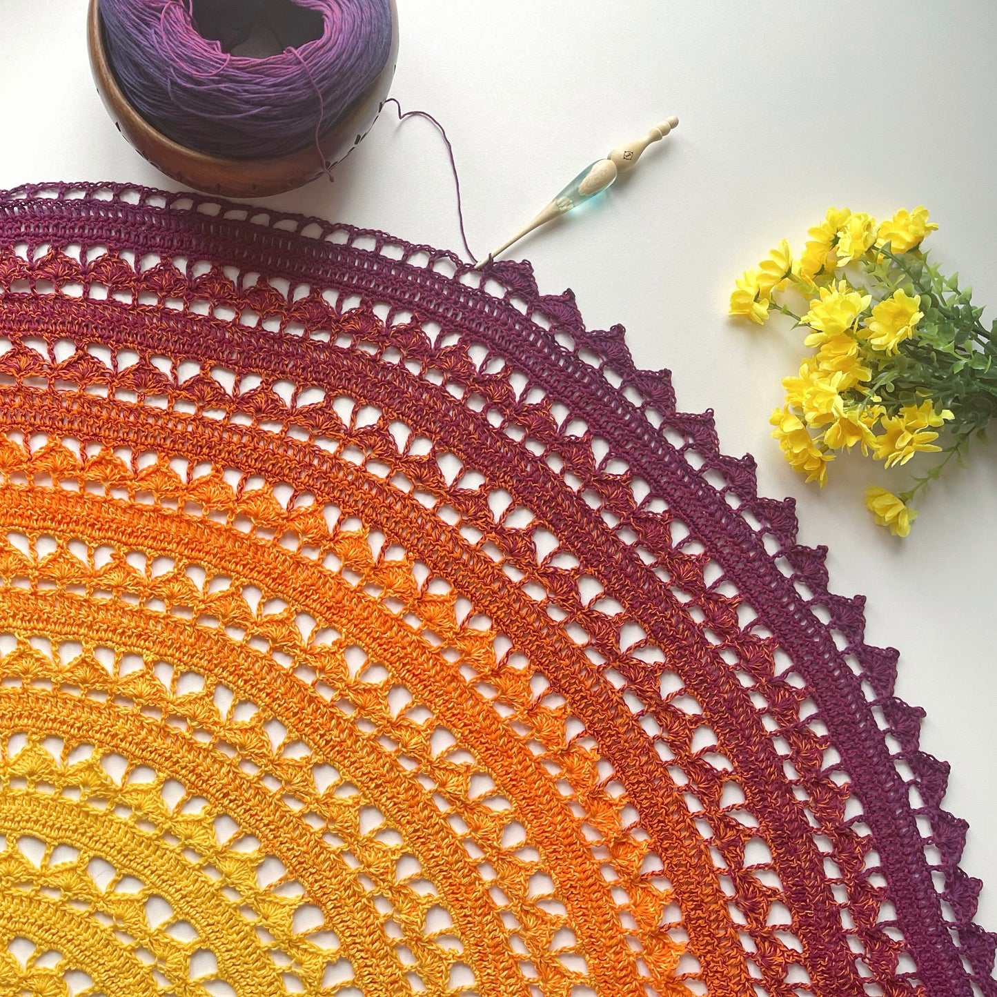 Númenna Shawl Crochet Pattern - CrochetArtHub