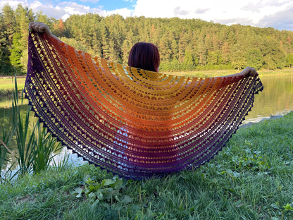 Númenna Shawl Crochet Pattern - CrochetArtHub
