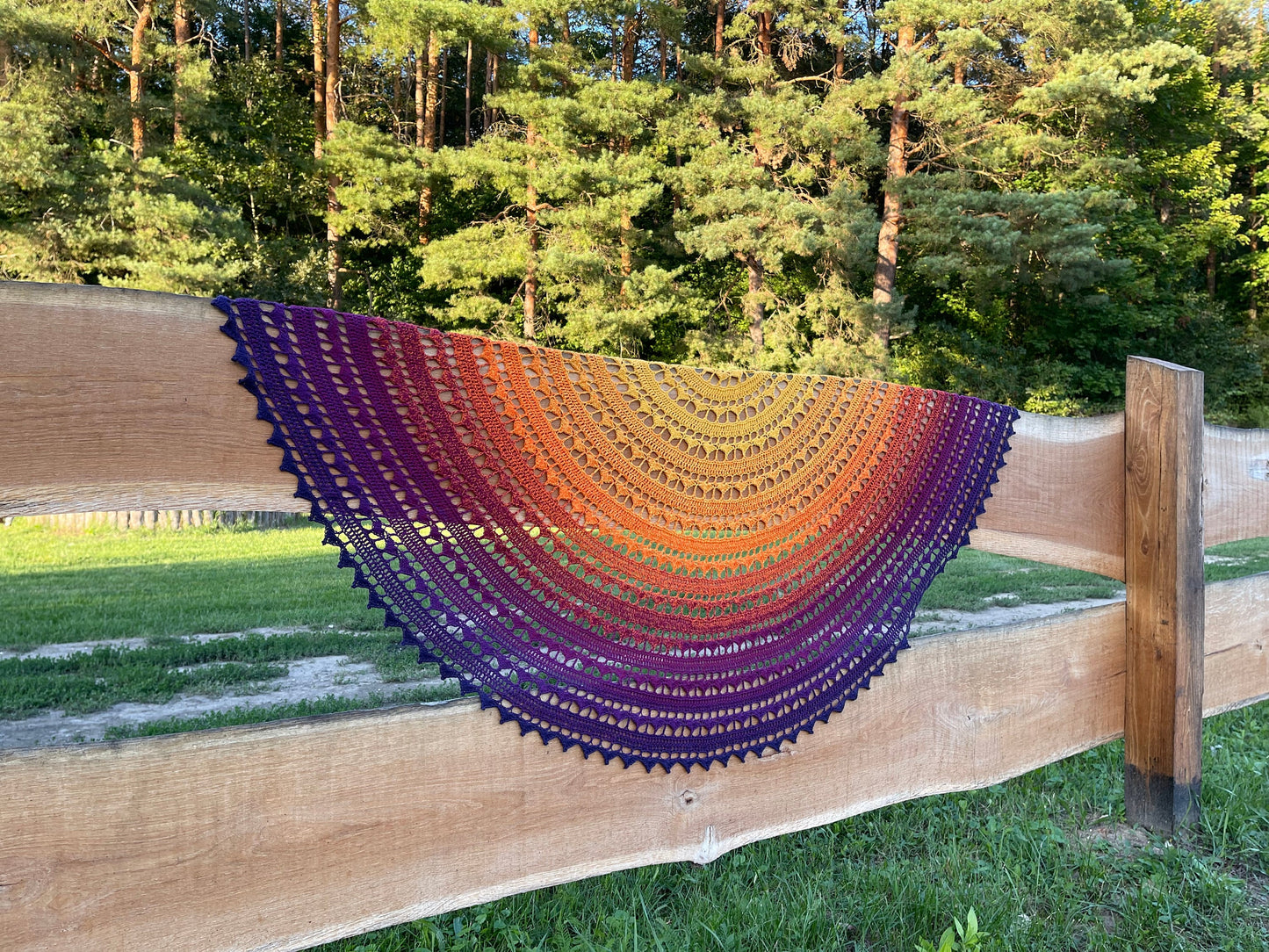 Númenna Shawl Crochet Pattern by - CrochetArtHub Crochet Art Hub