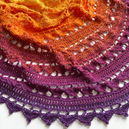 Númenna Shawl Crochet Pattern by - CrochetArtHub Crochet Art Hub