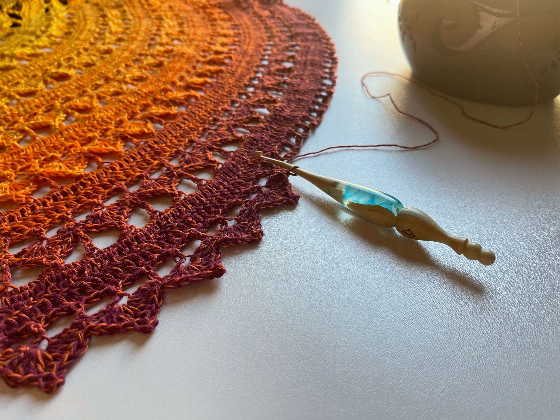 Númenna Shawl Crochet Pattern by - CrochetArtHub Crochet Art Hub