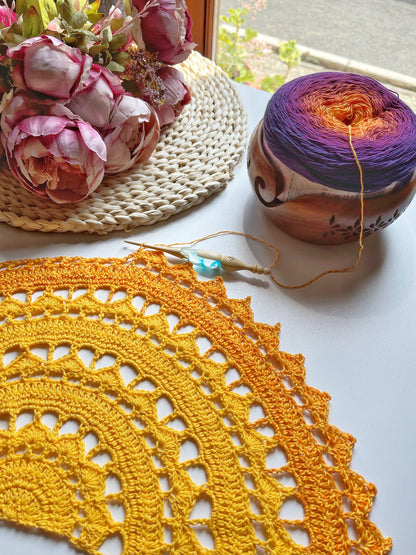 Númenna Shawl Crochet Pattern by - CrochetArtHub Crochet Art Hub