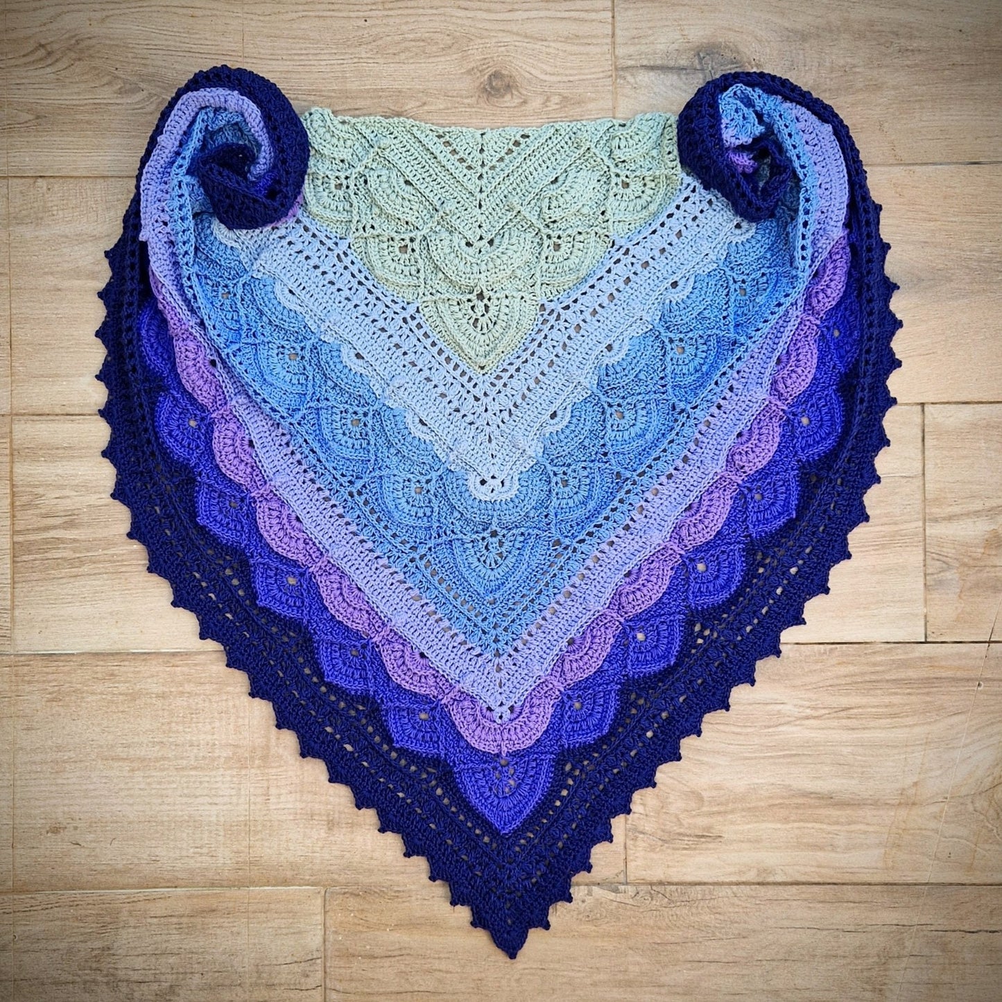 Moroccan Mint Tea Crochet Shawl Pattern