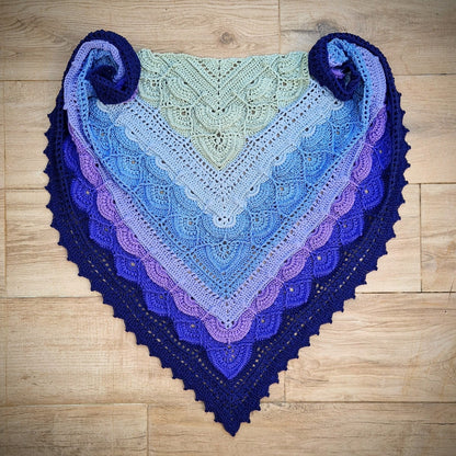 Moroccan Mint Tea Crochet Shawl Pattern