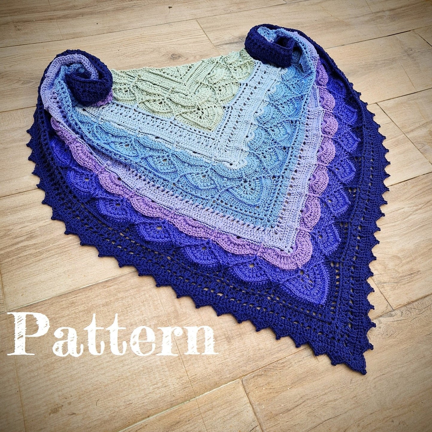 Moroccan Mint Tea Crochet Shawl Pattern