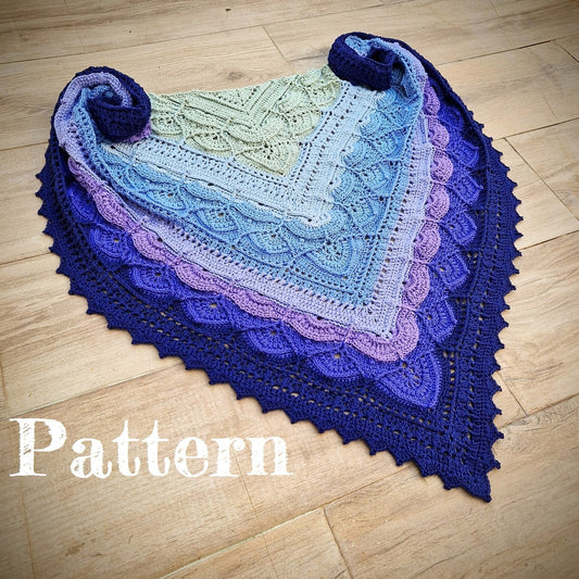Moroccan Mint Tea Crochet Shawl Pattern