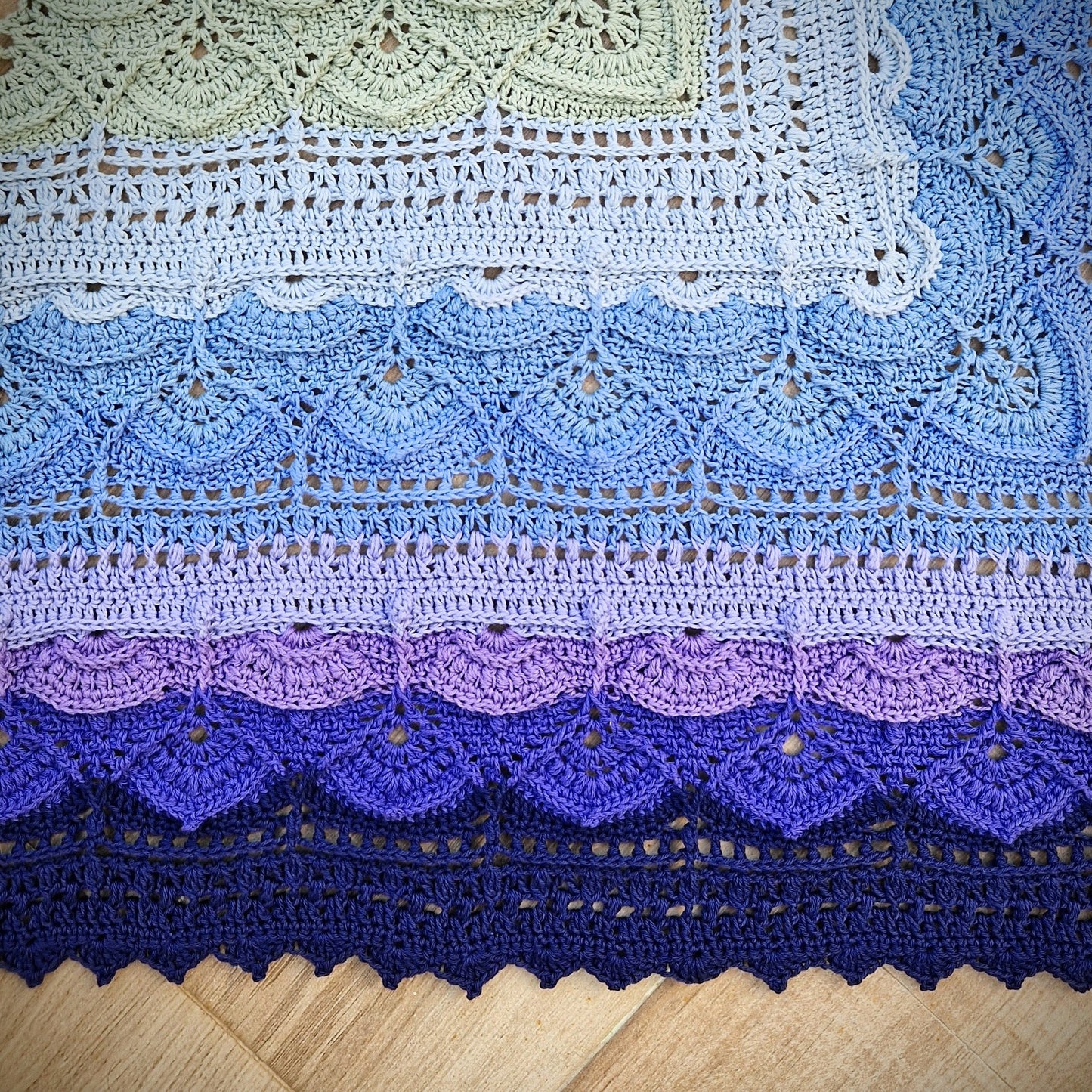 Moroccan Mint Tea Crochet Shawl Pattern