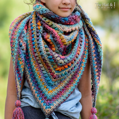Bohemian Shawl Crochet Pattern - CrochetArtHub