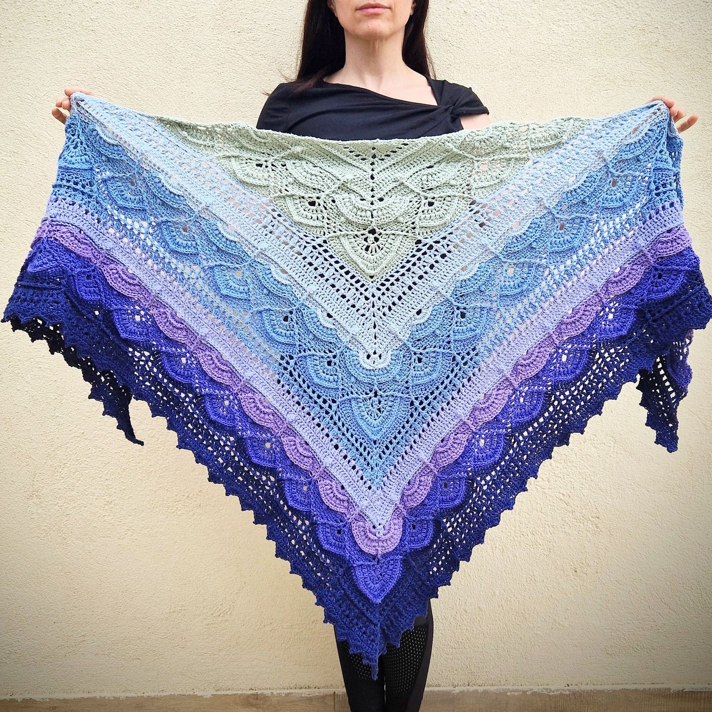 Moroccan Mint Tea Crochet Shawl Pattern