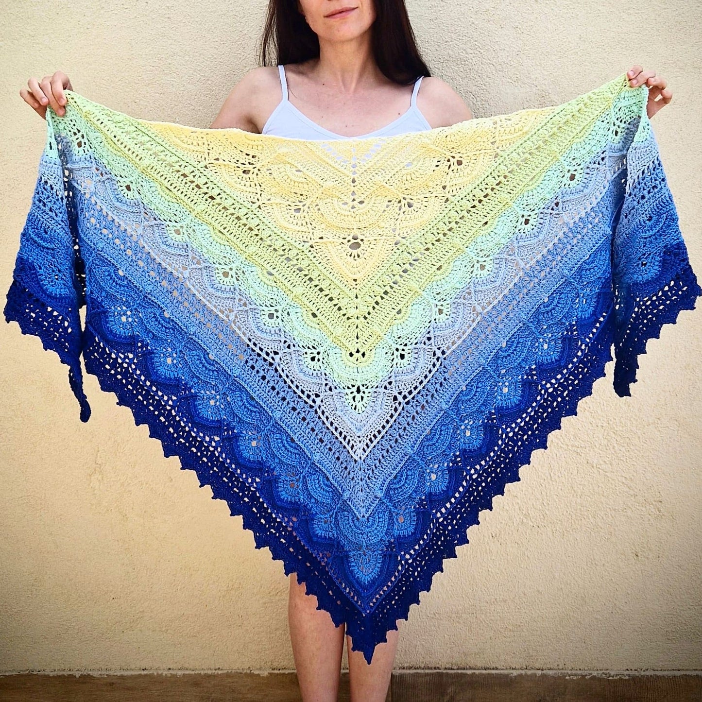 Moroccan Mint Tea Crochet Shawl Pattern