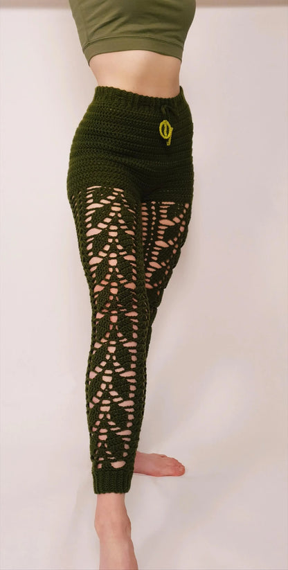 Trailing Leaf Pant Crochet Pattern - CrochetArtHub