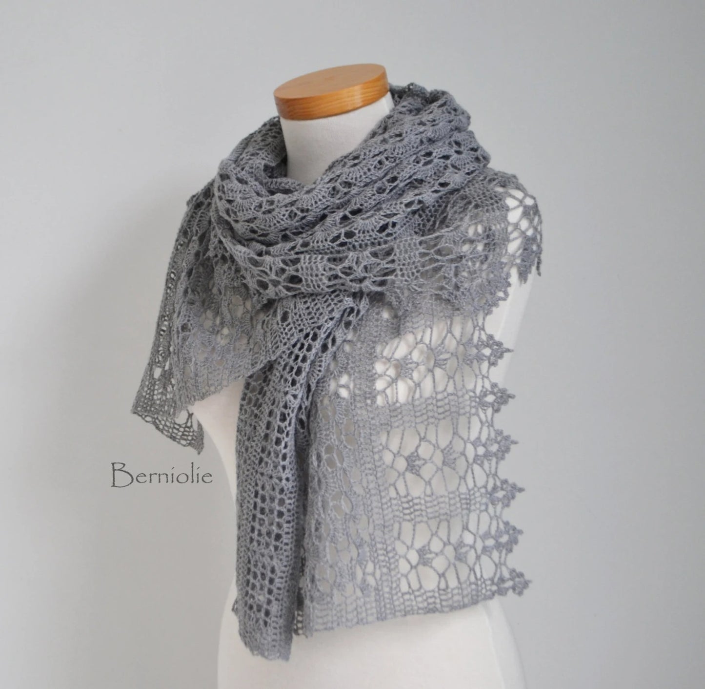 Grace Crochet Shawl Pattern by - CrochetArtHub