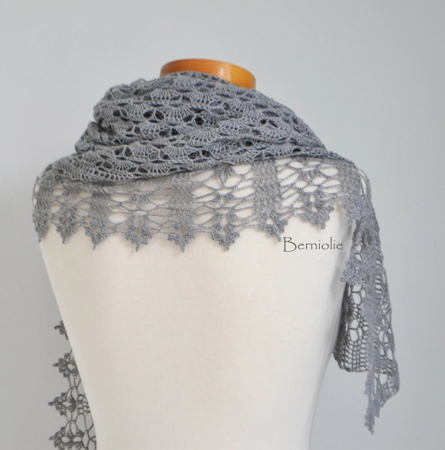 Grace Crochet Shawl Pattern by - CrochetArtHub