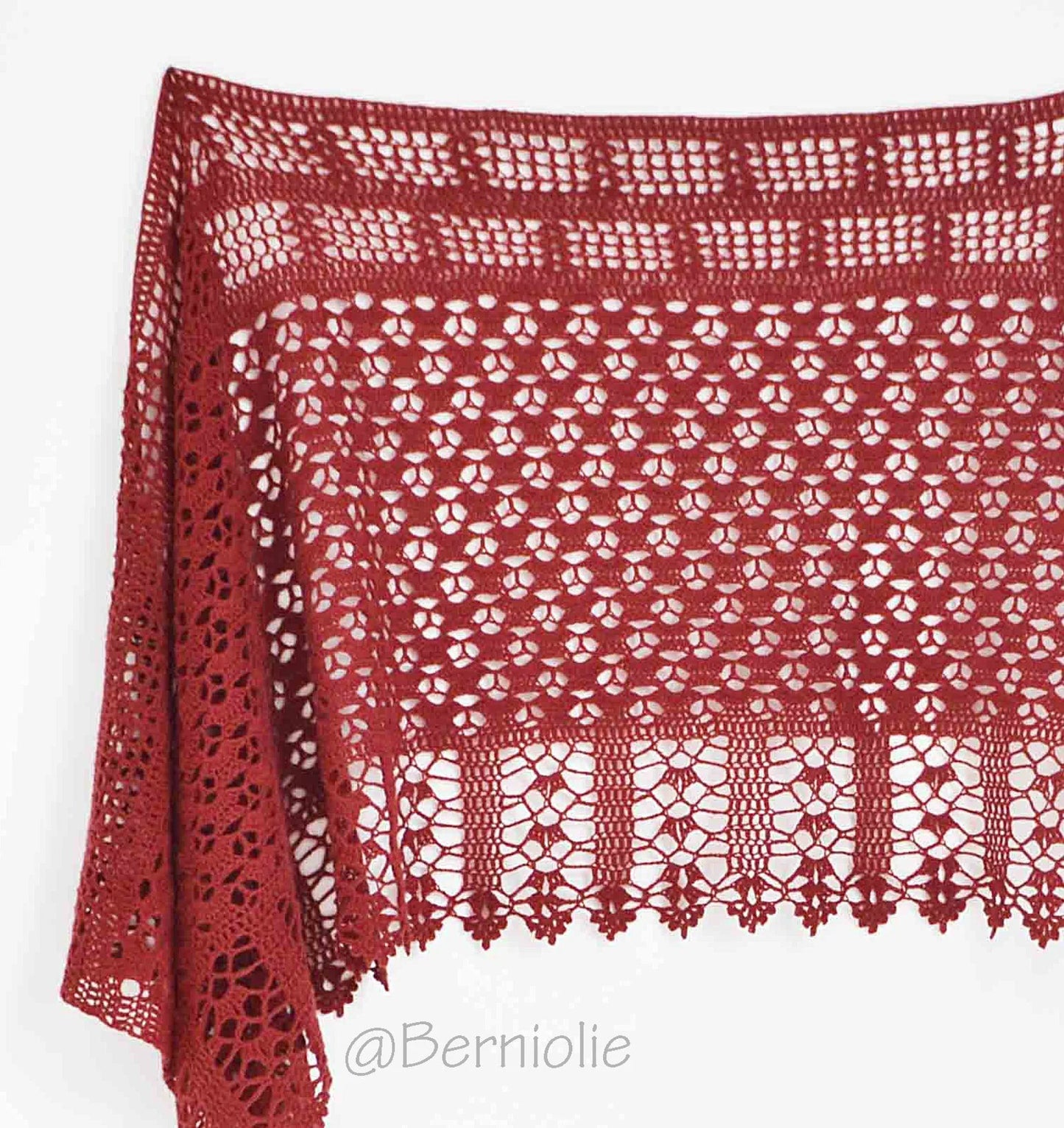 Grace Crochet Shawl Pattern by - CrochetArtHub