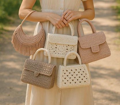 100 Luxury Crochet Handbag Patterns by - CrochetArtHub