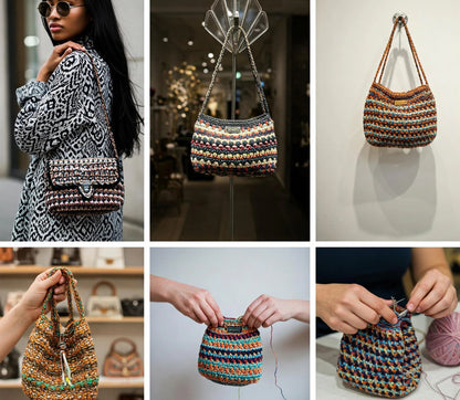 100 Luxury Crochet Handbag Patterns by - CrochetArtHub