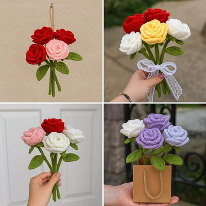 Rose Bouquet Crochet Flower Pattern by - CrochetArtHub