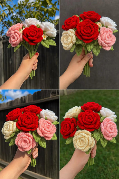 Rose Bouquet Crochet Flower Pattern by - CrochetArtHub