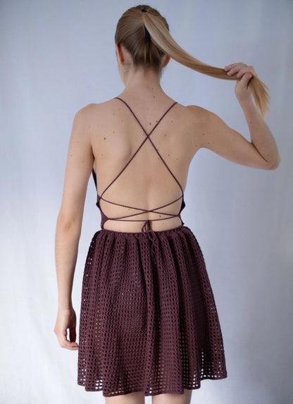 Crochet Dress With Full Skirt Pattern by - CrochetArtHub