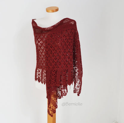Grace Crochet Shawl Pattern by - CrochetArtHub
