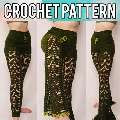 Trailing Leaf Pant Crochet Pattern - CrochetArtHub