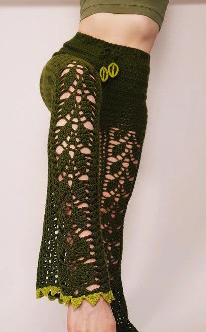 Trailing Leaf Pant Crochet Pattern - CrochetArtHub