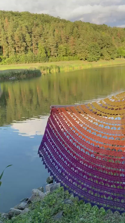 Númenna Shawl Crochet Pattern by - CrochetArtHub